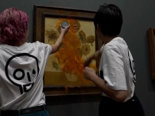 Just Stop Oil activists found guilty after throwing soup over Van Gogh's Sunflowers