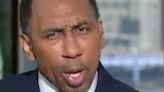 Stephen A. 'disgusted' as he tells agent to 'shut up' over Falcons draft pick