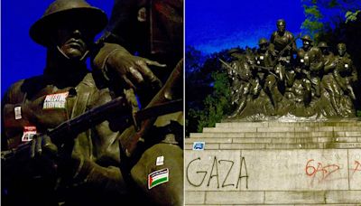 NYC Mayor Eric Adams donates $5K of own money to catch anti-Israel agitators who defaced World War I memorial