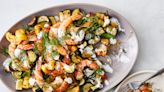 Well-timed broiling key to perfect shrimp-zucchini mix