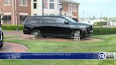 Thieves Swipe Wheels Off Escalade At Cadillac Dealership