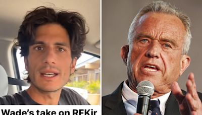 Jack Schlossberg uses different accents to mock RFK Jr.’s presidential run