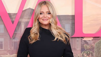 Emily Atack cuts a chic figure in a minidress for Rivals screening