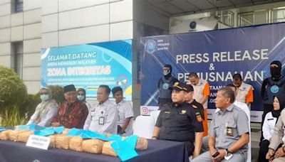 BNN Banten musnahkan 21 kilogram sabu yang dikirim dari Malaysia