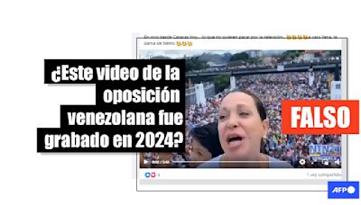 Video atribuido a una marcha de la oposición venezolana en 2024 en realidad se grabó en 2019