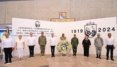 Conmemoran aniversario luctuoso de Emiliano Zapata