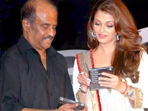 When Rajinikanth jokingly thanked Aishwarya Rai Bachchan to star opposite him in 'Enthiran' - throwback | Tamil Movie News - Times of India