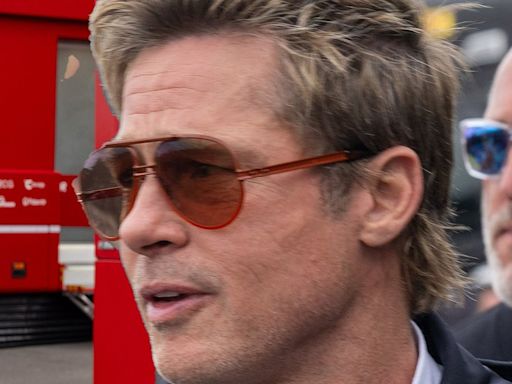 Brad Pitt dons Mercedes racing jacket to the Belgian Grand Prix 2024