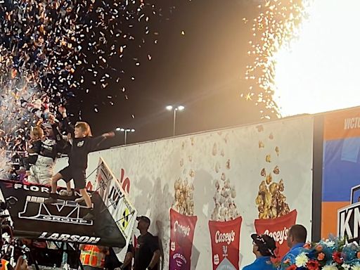 Kyle Larson is Once Again a Knoxville Nationals Champion