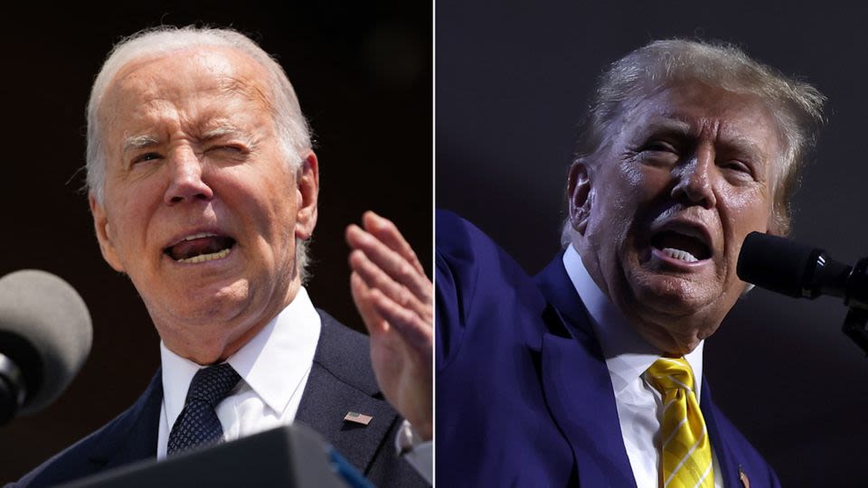 Biden defends democracy in Europe while Trump undermines it at home
