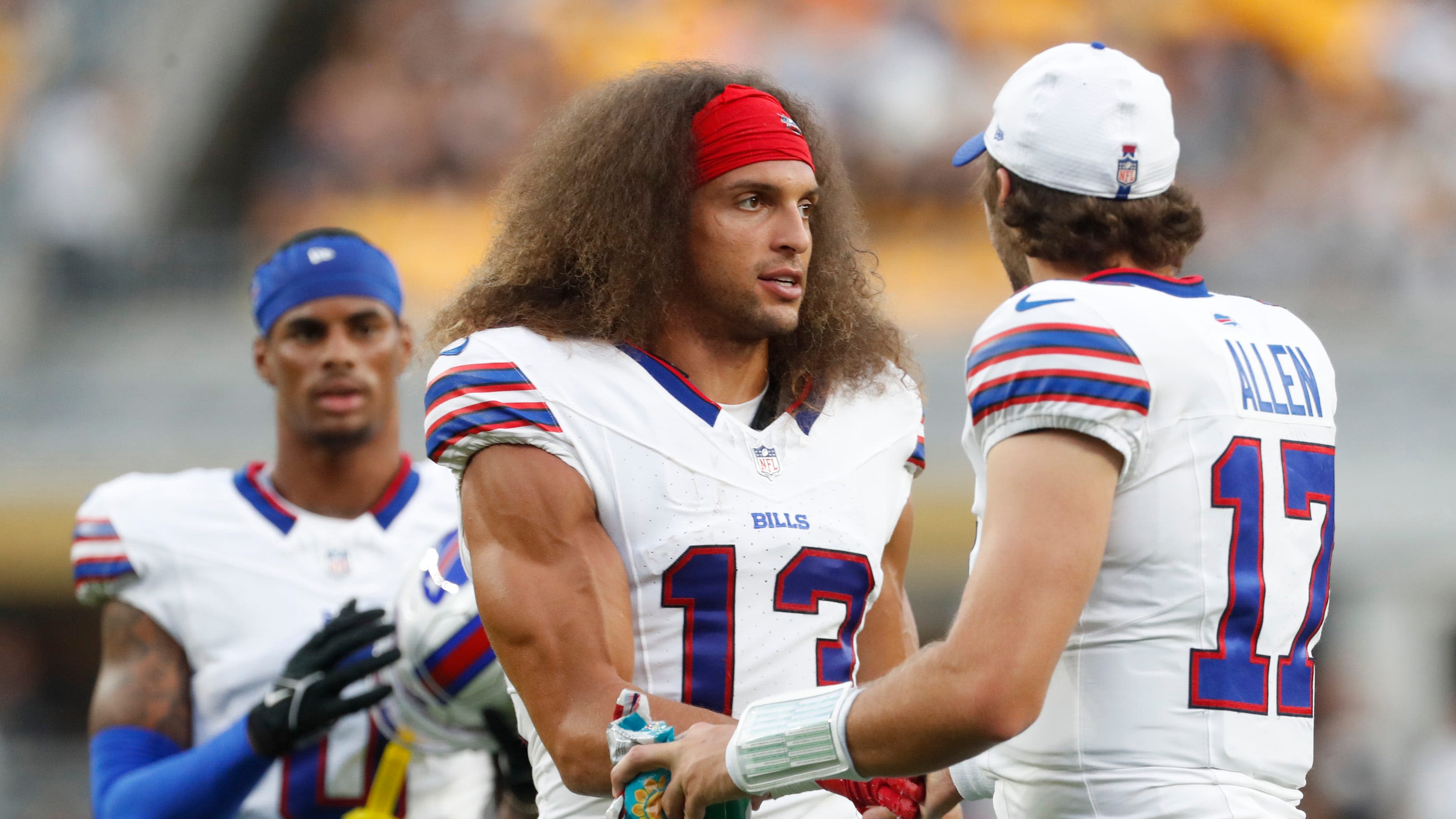 As expected, Mack Hollins celebrates Bills win in unique way