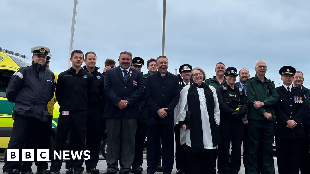 Emergency Services Day on Guernsey marked in St Peter Port