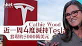 【TSLA】Cathie Wood近一周4度減持Tesla 套現約5000萬美元 - 香港經濟日報 - 即時新聞頻道 - 即市財經 - 股市