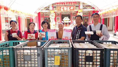 金指山寶鼎佛國寺3000份愛心素食餐 五穀宮提供場地協助善行