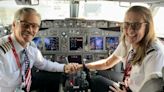 They fell in love three decades ago. Now they pilot planes together