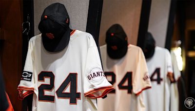 Giants wearing No. 24 jerseys to honor Mays on Monday vs. Cubs