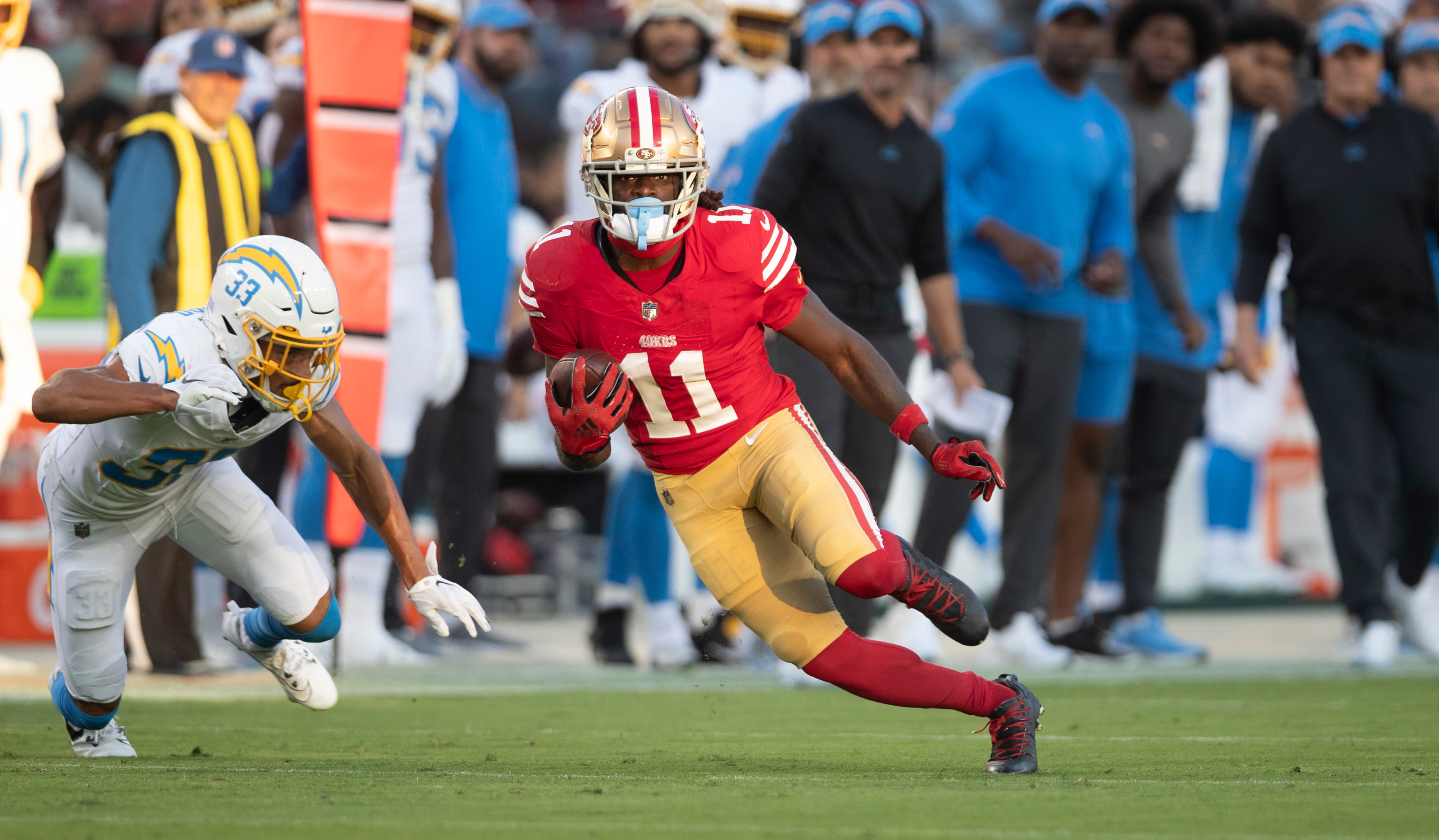 Report: Patriots no longer pursuing 49ers WR Brandon Aiyuk in a trade