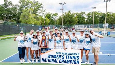 NSU women’s tennis team finally overcomes rival Barry for first national championship