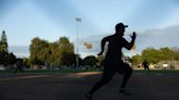 Idled by the strike, screenwriters and actors compete on the softball field