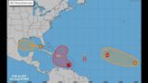 5 Atlantic tropical systems include newly-formed Tropical Storm Emily and a depression