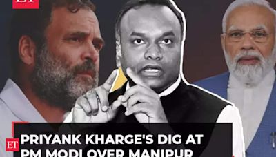 Congress' Priyank Kharge's dig at Modi over Moscow trip: 'Rahul Gandhi on Manipur visit'