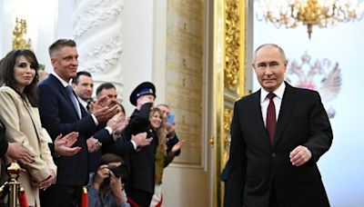 Putin inaugurated for 5th term in office in ceremony largely boycotted by West