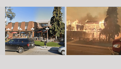 Jasper wildfire: Before-and-after photos show destruction of town | Globalnews.ca