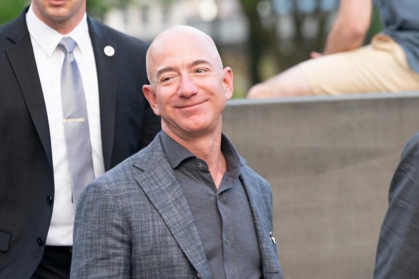 Amazon's Jeff Bezos Gives WeWork's Adam Neumann Leadership Advice: 'Speak Last In Meetings'