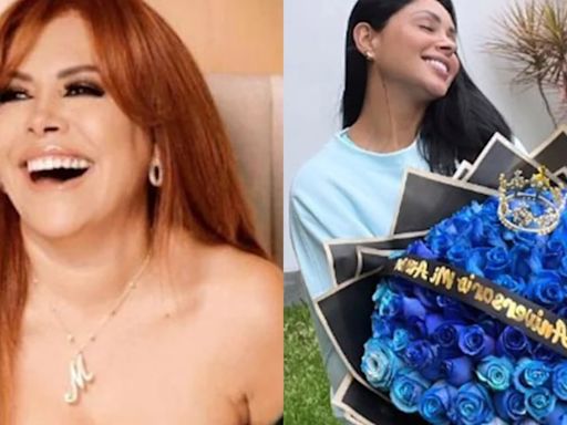 Magaly Medina se burló de las rosas azules que Pamela Franco recibió en Europa y los rumores sobre Christian Cueva