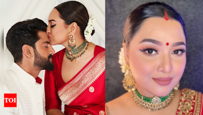 Shubhangi Burbure: This beauty influencer's Sonakshi Sinha reception makeup look is going viral | See post | - Times of India