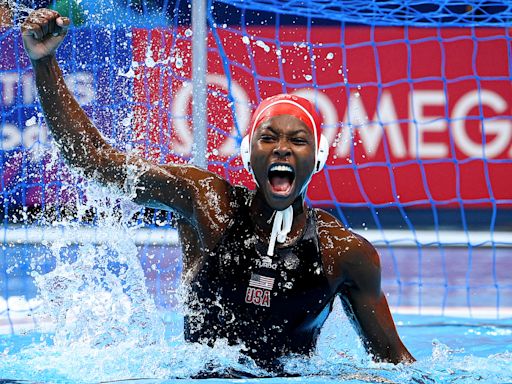 For Olympian Ashleigh Johnson, making a splash as a role model for Black kids is just as important as success in the pool