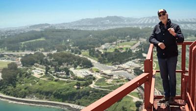 High atop Golden Gate Bridge, Newsom touts tourism comeback; Bay Area lags state