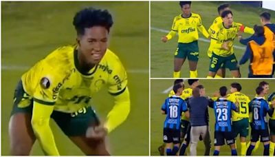 Real Madrid-bound Endrick shown yellow card and immediately subbed after goal celebration