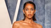 Laura Harrier's Oscars After-Party Beauty Look Was a Nod to Mod Makeup