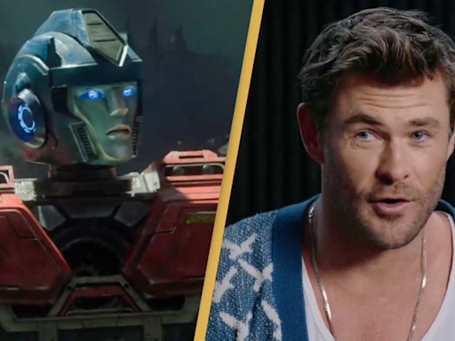 First trailer drops for new Transformers movie starring Chris Hemsworth but it's not what people expect