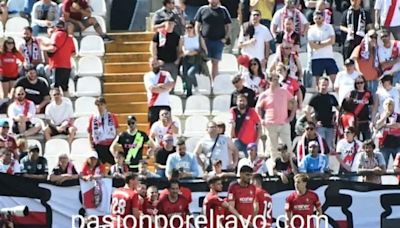 12.617 espectadores asistieron a la remontada franjirroja del Rayo Vallecano - Osasuna