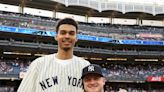 The NBA's next megastar is 7-foot-5. A photo of him holding a baseball puts his incredible size into perspective.