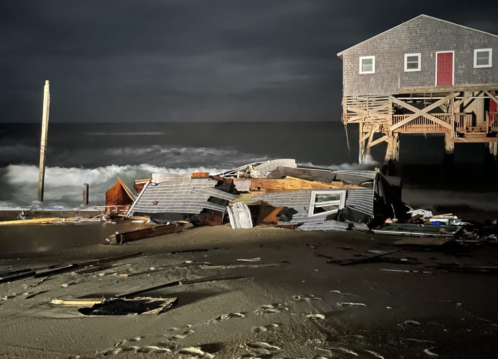 3rd Outer Banks beach house this year collapses into the Atlantic