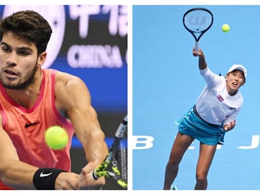 Alcaraz sweeps into Beijing final with win over Medvedev, history-maker Zhang Shuai reaches last eight