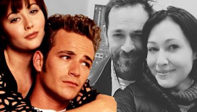 Brenda y Dylan ya son eternos: la relación de Shannen Doherty y Luke Perry dentro y fuera de 'Sensación de vivir'