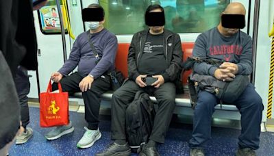 屯馬線3壯漢坐4個位 乘客不滿冇位坐拍照公審 網民唔撐反咁話？