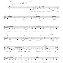 Walkin' After Midnight Sheet Music | Patsy Cline | Pro Vocal
