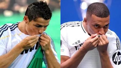 Las similitudes entre las presentaciones de Kylian Mbappé y Cristiano Ronaldo en el Real Madrid