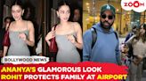 Ananya Panday Stuns In Grey Bodycon Dress | Rohit Sharma Shields Family From Mob