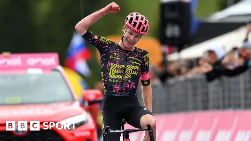 Giro d'Italia: Germany's Georg Steinhauser claims maiden win on stage 17