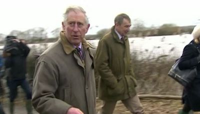 Prince Charles visits Somerset levels