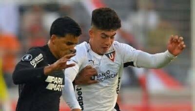 Gabriel Villamil jugó en la victoria de Liga de Quito sobre Botafogo por la Libertadores