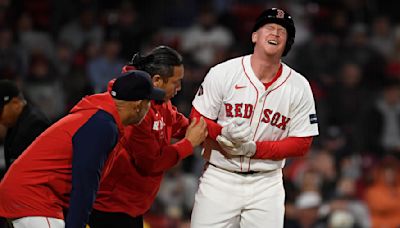 Garrett Cooper’s Red Sox debut painfully ended by injury