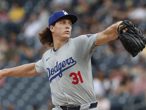 Los Angeles Dodgers' Tyler Glasnow Emulates Clayton Kershaw, Wins Race to 100 Strikeouts
