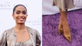 Yara Shahidi Pops in Lush Chocolate Brown Pumps at the Cameron Boyce Foundation’s 3rd Annual Cam for a Cause Gala in Los Angeles